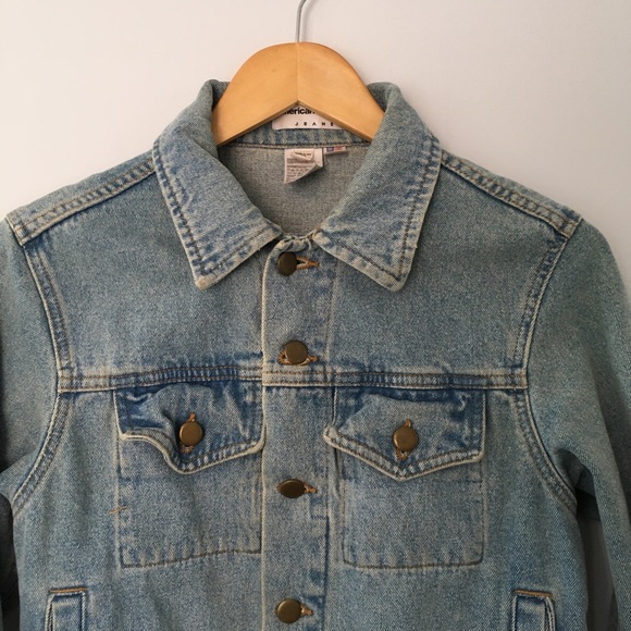 American Apparel Light Wash Unisex Denim Jacket - Picture 4 of 7